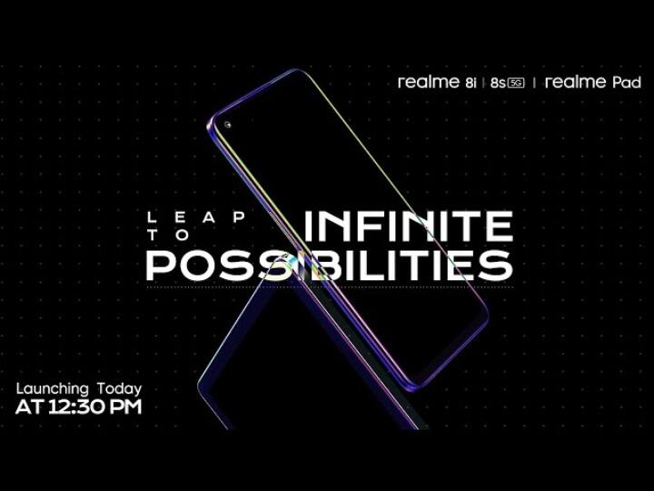 Realme 8i, Realme 8s, Realme Pad India Launched Today: Specifications, Livestream Details Realme | அறிமுகமானது realme8s 5G, realme8i ஸ்மார்ட்போன்ஸ்!  - எப்படி இருக்கு பாருங்க!