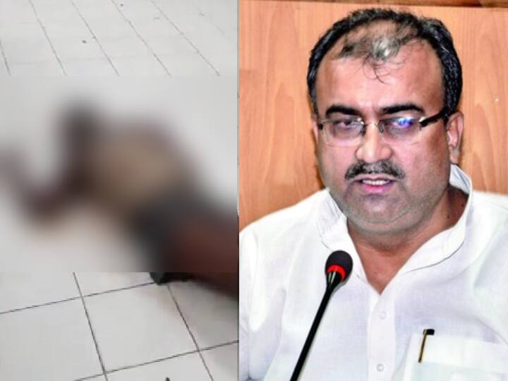 Bihar: Embarrassing picture from the home district of Health Minister Mangal Pandey dead body lying on the sadar hospital floor ann बिहार: स्वास्थ्य मंत्री के गृह जिले से शर्मसार करने वाली तस्वीर, फर्श पर पड़ा रहा शव, कुत्ते करते रहे ‘रखवाली’