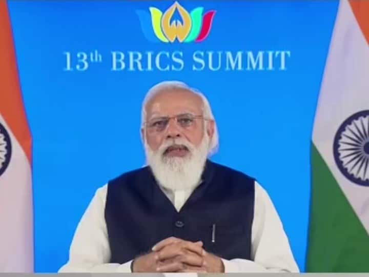 Prime Minister Narendra Modi chairs the 13th BRICS Summit via video conference PM Modi In BRICS: ब्रिक्स की बैठक में पीएम मोदी बोले- आज हम विश्व की उभरती अर्थव्यवस्थाओं के लिए एक प्रभावकारी आवाज़ हैं
