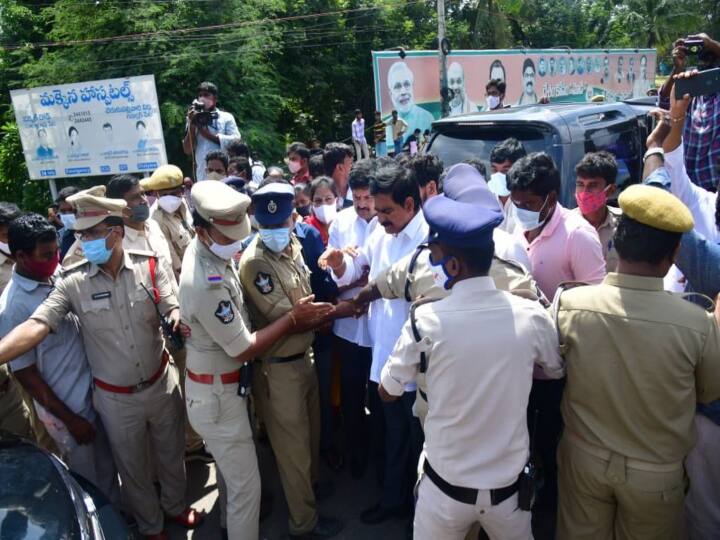 Andhra Pradesh के गुंटूर में महिला से छेड़खानी और दुष्कर्म की कोशिश पर सियासत गरमाई, TDP ने किया विरोध प्रदर्शन