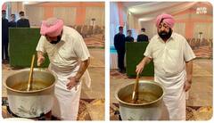 ਟੋਕੀਓ ਓਲੰਪਿਕ ਜੇਤੂਆਂ ਲਈ ਕੈਪਟਨ ਅਮਰਿੰਦਰ ਸਿੰਘ ਬਣੇ ਕੁੱਕ, ਖਾਣਾ ਪਕਾਉਂਦਿਆਂ ਦੀਆਂ ਵੇਖੋ ਤਸਵੀਰਾਂ