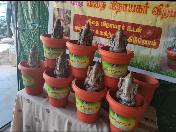 Pillaiyar Horticulture: விதையில் பிள்ளையார்... தோட்டக்கலைத்துறைக்கு குவியும் பாராட்டு !