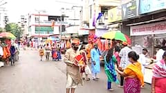Ganesh Chaturthi 2021 : गणपती बाप्पा मोरया; कोल्हापुरात उत्साहात गणरायाचं आगमन