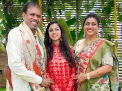 In Pics: గణపతి సేవలో ఎమ్మెల్యే రోజా.. ఫ్యామిలీతో కలిసి ప్రత్యేక పూజలు.. ఫోటోలు