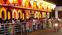 Pune Ganeshotsav: दगडूशेठ हलवाई गणपतीच्या दर्शनासाठी गर्दी, गणेश भक्तांच्या लांबच लांब रांगा