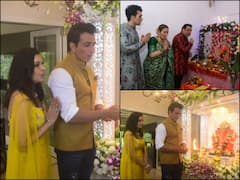 Ganesh Chaturthi 2021: Sonu Sood & Govinda Perform Puja With Their Family Members, See PICS
