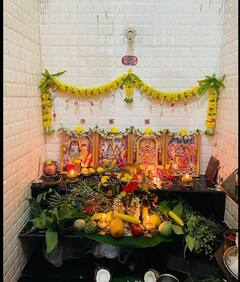 Anasuya Bharadwaj Photos: అనసూయ ఇంట్లో వినాయక చవితి సందడి