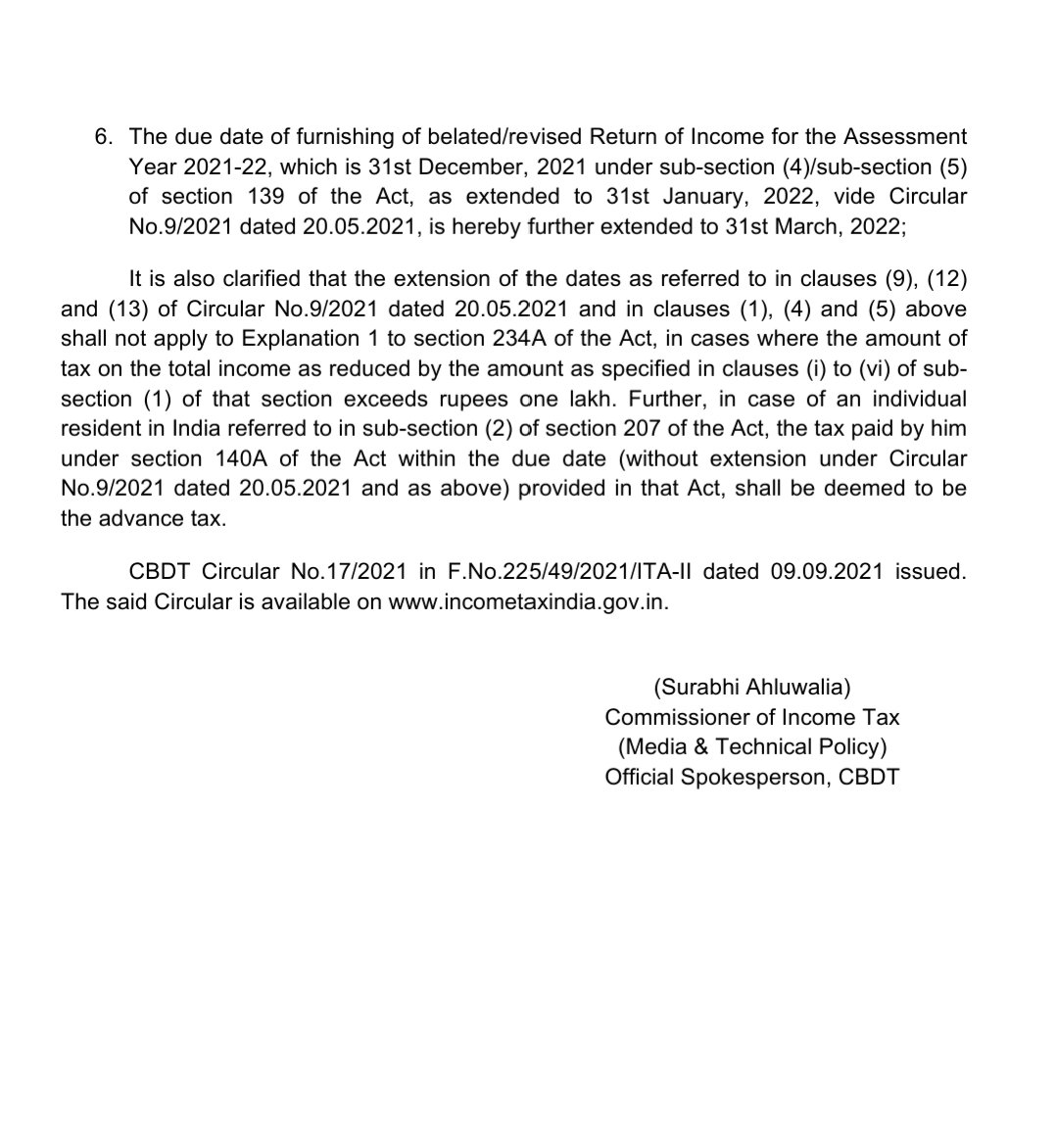 Income Tax returns : 2021-22 வருமான வரி தாக்கல் செய்ய காலம் நீட்டிப்பு; முழுவிபரம் இதோ...!