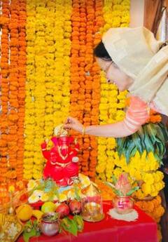 IN PICS | Kangana Ranaut’s Ganesh Chaturthi Celebration With Family