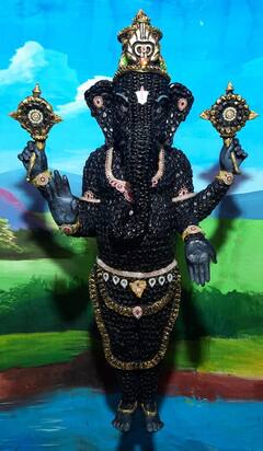 Ganesh Chaturthi: జీడి పిక్కలతో వినాయక విగ్రహం.. ఎక్కడో తెలుసా?