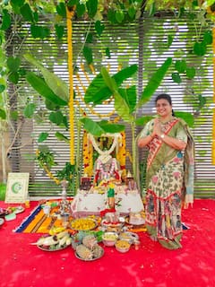 In Pics: గణపతి సేవలో ఎమ్మెల్యే రోజా.. ఫ్యామిలీతో కలిసి ప్రత్యేక పూజలు.. ఫోటోలు