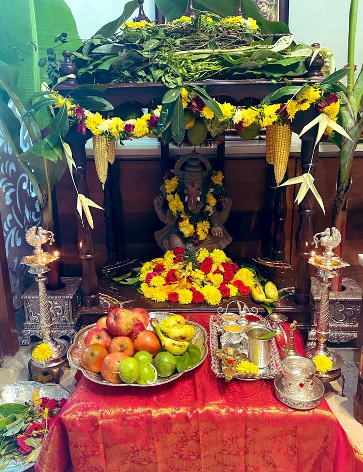 వరుణ్ తేజ్ ఇంట్లో కొలువైన వినాయకుడు