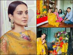 IN PICS | Kangana Ranaut’s Ganesh Chaturthi Celebration With Family