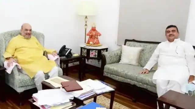 Suvendu Adhikari Meets Amit Shah, Law And Order Situation In Bengal discussed Suvendu - Amit Meet: বাংলায় রাজনৈতিক হিংসার ঘটনা কমেনি, জানেন অমিত শাহ, সাক্ষাতের পর ট্যুইটারে লিখলেন শুভেন্দু