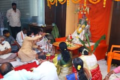 Ganesh Chaturthi 2021: తెలంగాణ బీజేపీ ఆఫీస్‌లో వినాయక చవితి వేడుకలు.. పూజలు చేసిన కేంద్రమంత్రి కిషన్ రెడ్డి