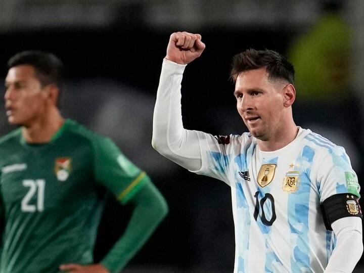 Lionel Messi score hattrick of goals against  bolivia break Pele recrod Lionel Messi ने हैट्रिक लगाकर रचा इतिहास, Pele का यह बड़ा रिकॉर्ड़ तोड़ा