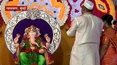 Ganesh Chaturthi : सुखकर्ता... दुखहर्ता... एबीपी माझाच्या प्रेक्षकांसाठी Mumbaicha Raja ची आरती