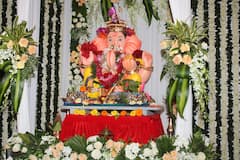 Ganesh Chaturthi 2021: বাড়িতে ছেলেকে নিয়ে গণেশের আরাধনায় অভিনেতা তুষার কপূর