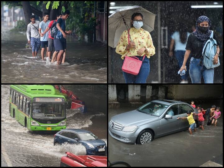 दिल्ली में सितंबर में शनिवार शाम तक 383.4 मिमी बारिश दर्ज की गई है, जो इस महीने में 77 वर्षों में सबसे अधिक है. आईएमडी के एक अधिकारी ने कहा कि सितंबर 1944 में शहर में 417.3 मिमी बारिश हुई थी, जो 1901-2021 की अवधि में सबसे अधिक थी. उन्होंने कहा कि इस साल सितंबर में शनिवार शाम साढ़े पांच बजे तक 383.4 मिमी बारिश हो चुकी है. (तस्वीर: पीटीआई)