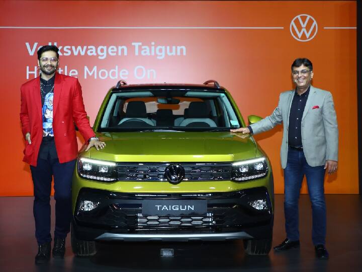 volkswagen taigun previewed in hyderabad pre bookings started two engine variants Volkswagen Taigun: హైదరాబాద్‌లో మోస్ట్ అవైటెడ్ కార్ ప్రివ్యూ.. వావ్ అనిపించే ఫీచ‌ర్లు!