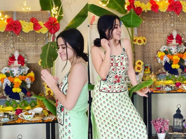 कंट्रोवर्सियल शो ‘बिग बॉस ओटीटी (Bigg Boss OTT)’ की एक्स-कंटेस्टेंट उर्फी जावेद (Urfi Javed) इन दिनों चर्चा में हैं. हाल ही में गणेश चतुर्थी (Ganesh Chaturthi 2021) के मौके पर उन्होंने अपने घर में भगवान गणेश की मूर्ति की स्थापना की. उन्होंने गणपति बाप्पा के साथ पोज देते हुए अपनी कुछ तस्वीरें भी इंस्टाग्राम पर शेयर की, जिसे देखने के बाद यूजर उन्हें ट्रोल करने लगे. सोशल मीडिया पर उनकी तस्वीरें जमकर वायरल हो रही हैं.