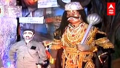 Ratnagiri Ganeshotsav : देखाव्यातून साकारला जनजागृतीचा 'यम', कोरोनाबाबत जनजागृती करणारा देखावा