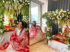 Nia Sharma Photos: गणेश उत्सव के मौके पर ट्रेडिशनल लुक में नजर आईं निया शर्मा, देखें ये बेहद खूबसूरत तस्वीरें