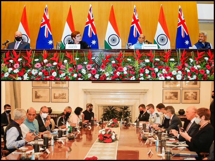 India Australia 2+2 Dialogue: India and Australia Attack China in meeting 2+2 Dialogue: भारत और ऑस्ट्रेलिया पहली टू प्लस टू मीटिंग में चीन पर जमकर बरसे, जानें क्या कुछ कहा 