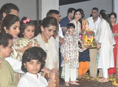 Ganpati Bappa Morya: Shilpa Shetty ने धूमधाम से किया गणपति विसर्जन, बेटे-बेटी के साथ मैचिंग आउटफिट्स में दिखीं