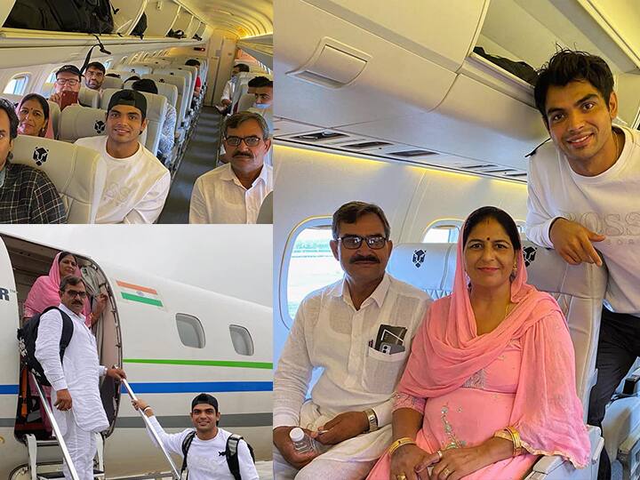 देशाला सुवर्णपदक मिळवून देणाचं स्वप्न पूर्ण करणाऱ्या नीरजनं आता आपल्या आईवडिलांसाठीचं एक स्वप्न पूर्ण केलं आहे.  (Photo:Neeraj Chopra/FB)