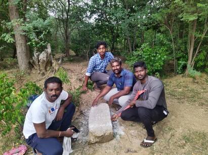 Discovery of a 700-year-old inscription representing agricultural land புதுக்கோட்டையில் விவசாய நிலத்தில் 700 ஆண்டுகள் பழமையான கல்வெட்டு கண்டுபிடிப்பு...!