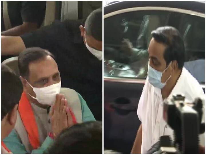 Gujarat Next CM: विजय रूपाणी पहुंचे गांधीनगर बीजेपी ऑफिस, थोड़ी देर में नए सीएम के नाम का एलान संभव Gujarat Two deputy CM possible, Bhartiben Shiyal and Ganpat Singh vasava from OBC and tribal society Gujarat Next CM: विजय रूपाणी पहुंचे गांधीनगर बीजेपी ऑफिस, थोड़ी देर में नए सीएम के नाम का एलान संभव