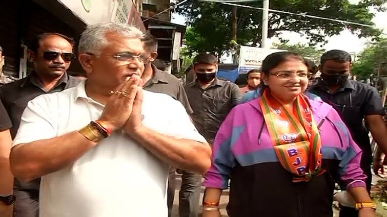Nandigram results will be in Bhawanipur too, says Dilip ghosh in Priyanka Tibrewal by-election campaign Bhawanipur By-Elections: ''নন্দীগ্রামের ফল ভবানীপুরেও হবে'', উপনির্বাচনে প্রিয়ঙ্কার প্রচারে বেরিয়ে বললেন দিলীপ