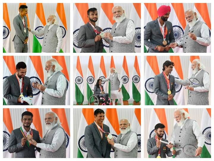 PM Modi met Paralympic players and encouraged them, see these special pictures