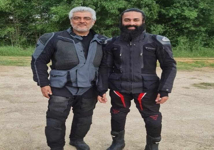 actor navdeep met ajith kumar in russia Ajith |  'ஹாய்' சொன்ன தொனியே ஆச்சரியம்.. அஜித்தை புகழ்ந்து தள்ளும் தெலுங்கு நடிகர்!
