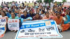 ਬੇਰੁਜ਼ਗਾਰ ਟੈੱਟ ਪਾਸ ਅਧਿਆਪਕ ਯੂਨੀਅਨ ਵੱਲੋਂ ਚੰਡੀਗੜ੍ਹ ਬਠਿੰਡਾ ਰੋਡ ਜਾਮ