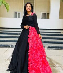 Lasya Manjunath Photos: నలుపు ఎరుపుల కలయికలో బుట్టబొమ్మలా మెరిసిపోతున్న లాస్య