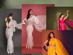 Shilpa Shetty Kundra : साडीत खुलंलं शिल्पाचं सौंदर्य, तुम्हीही फॉलो करु शकता हटके क्लासी लूक्स