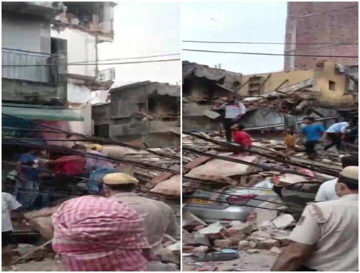 Delhi Residential Building Collapses in Sabzi Mandi Area Several Feared Trapped Under Debris Delhi Building Collapse: కుప్పకూలిన నాలుగు అంతస్తుల భవనం.. సహాయక చర్యలు ముమ్మరం