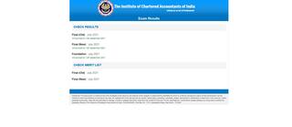 ICAI CA Results 2021 Declared - Here's Direct Link To Check