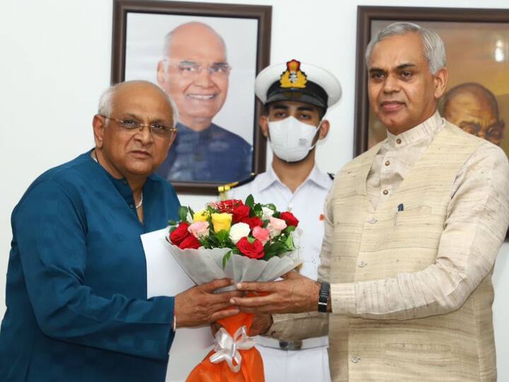 Seventeenth Chief Minster Bhupendra Patel's Oath-Taking Ceremony Will Held At Raj Bhavan Bhupendra Patel To Be Sworn In As Gujarat CM Today. HM Shah To Attend Ceremony