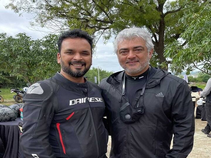 பயணத்தின் போது நடிகர் நவ்தீப்புடன் சென்று இருந்தார் போல. நடிகர் நவதீப், அஜித் குமாருடன் எடுத்த புகைப்படத்தை தனது சமூக வலைதளங்களில் பதிவிட்டு இருக்கிறார்.
