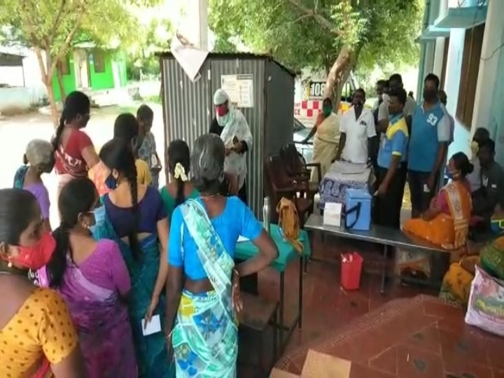 கடலூரில் பெண்ணுக்கு முதல்தவணை தடுப்பூசியை இரண்டு முறை செலுத்திய செவிலியரால் பரபரப்பு...!