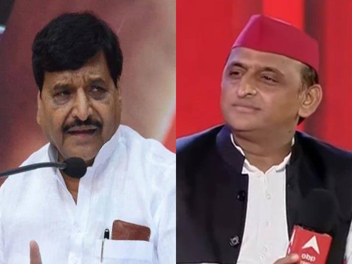UP Election 2022: Shivpal Yadav and Akhilesh Yadav met, know what happened for 45 minutes शिवपाल यादव और अखिलेश यादव की हुई मुलाकात, जानें- 45 मिनट तक क्या बात हुई
