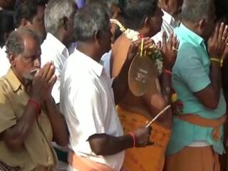 திண்டுக்கல்லில் மழை பெய்ய வேண்டி 6 கிராம மக்கள் இணைந்து நடத்திய சிறப்பு பூஜை
