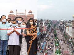 दुल्हन की तरह सजा हुआ दिखने लगा चांदनी चौक का इलाका, CM केजरीवाल ने उद्घाटन कर कही ये बात