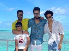 Ajay Devgn Shares Glimpse Of His 'All Boys Beach Party' From Maldives, Drops Pic With Son Yug & Nephews