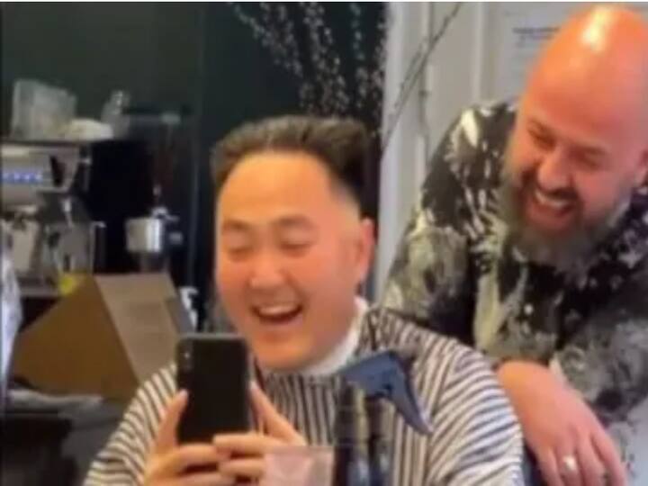 Customer Asks Barber To Give Him a Kim Jong-un Haircut and the Outcome is Spot On பெட்ரோமாக்ஸ் லைட்டேதான் வேணுமா?? கிம்-ஜாங்-உன் ஹேர்ஸ்டைல்தான் வேண்டும் என அடம்பிடித்த கஸ்டமர்..!