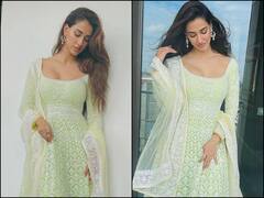 PICS: Disha Patani Looks Stunning In Ethnic Wear As She Flashes Her Million-Dollar Smile