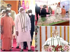 PM Modi In Aligarh, Lays Foundation Stone For Raja Mahendra Pratap Singh University & Defence Corridor